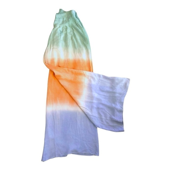Love Culture 100% RAYON Wide Leg Pants Pull-On Loose Flowy Soft Pastels … - Picture 2 of 11